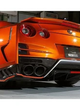 Top Secret M17 Rear Under Bumper Nissan GT-R R35 2017-2019                                     - TOPSECRET_NISSANGT-R-R35_REARUNDERBUMPER - Image 2