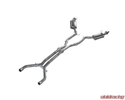 American Racing Headers Chevrolet Camaro V6 2010+ Full Catback w/ Stainless Steel Tips (Direct Fit to Stock Cats) - CAV6-10300SCBK