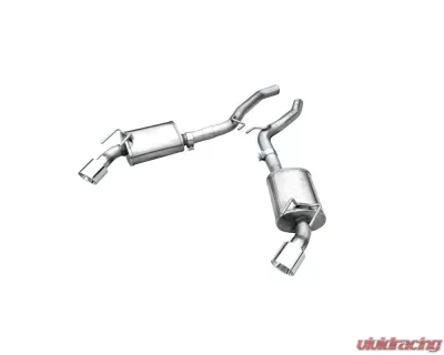 American Racing Headers Chevrolet Camaro V8 2010+ Axleback Muffler with Polished S/S Tips - CAV8-10300ACBK