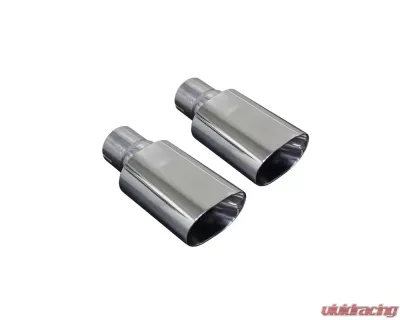 American Racing Headers Chevelle Tips - Double Walled, Polished Stainless Steel - CHV-68212212TP