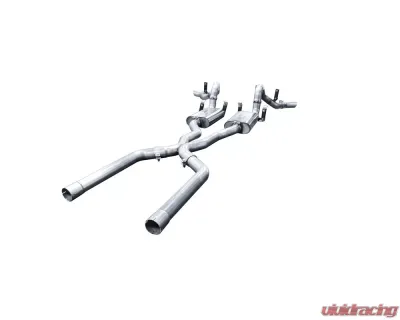 American Racing Headers 3" X-Pipe Side Exit w/ Mufflers Headers Back Exhaust System G-Body 1978-1988 - GMGB-78300HBSWM-150348