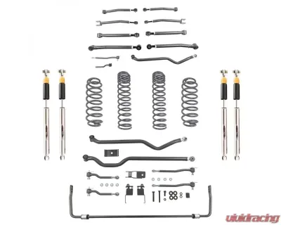 Belltech Front and Rear Trail Performance PLUS Shocks 4" Lift Kit Jeep Wrangler JL 4 Door Diesel 3.0L 2020+ - 153204HKP