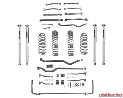 Belltech Front and Rear Trail Performance Shocks 4" Lift Kit w/ Sway Bar Jeep Wrangler JL 4 Door Diesel 3.0L 2020+ - 153204TPS