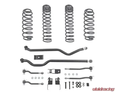 Belltech Front and Rear Trail Performance Shocks 4" Lift Kit w/ Sway Bar Jeep Wrangler JL 4 Door Diesel 3.0L 2020+ - 153204TPS