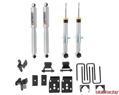 Belltech -1" to -3.5" Front & -4.5" Rear Complete Lowering Kit w/ Street Performance Struts/Shocks Ford F-150 2WD 2021+ - 1050SP