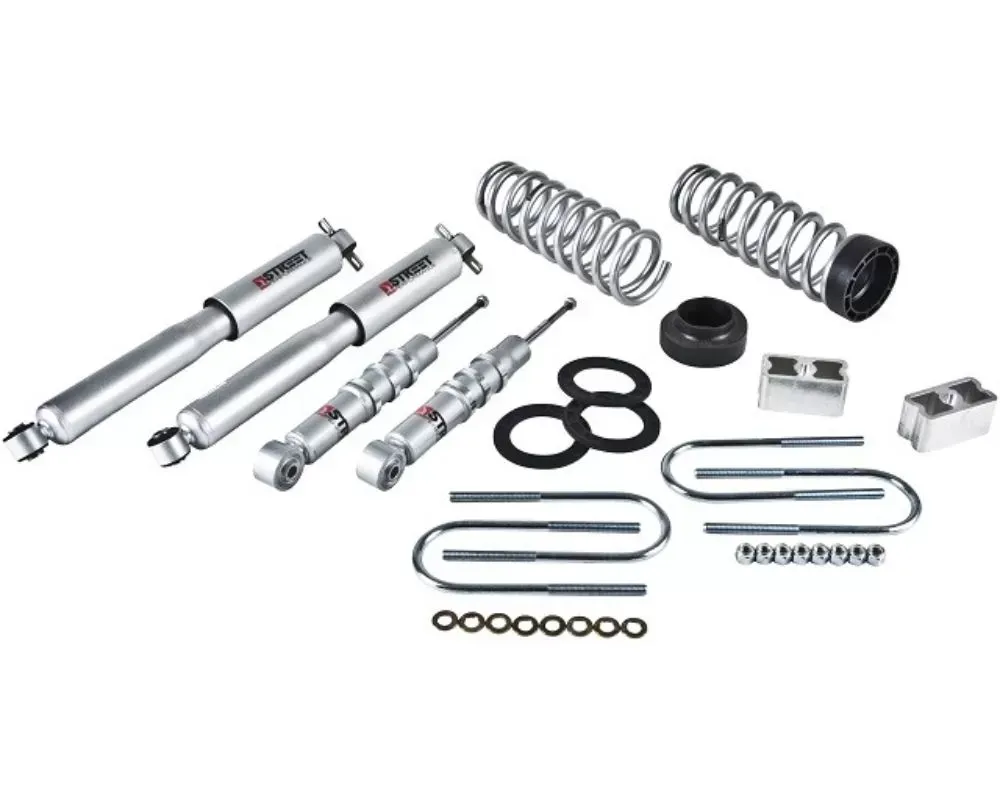 Belltech 1" or 2" Front & 2" Rear Complete Lowering Kit w/ Street Performance Shocks Chevrolet | GMC 2004-2012 - 607SP