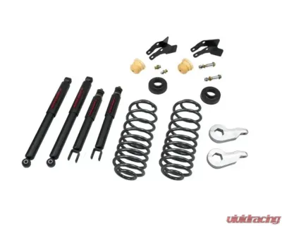 Belltech 1" or 2" Front & 2" or 3" Rear Complete Lowering Kit w/ Nitro Drop 2 Shocks Chevrolet | GMC 2000-2006 - 757ND
