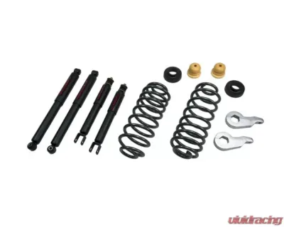 Belltech 1" or 2" Front & 1" or 2" Rear Complete Lowering Kit w/ Nitro Drop 2 Shocks Chevrolet | GMC 2000-2006 - 760ND