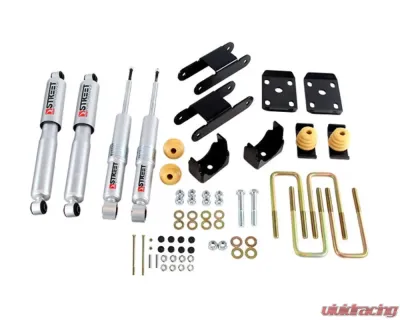 Belltech 0" to 3" Front & 4" Rear Complete Lowering Kit w/ Street Performance Shocks Chevrolet | GMC 2015-2017 - 999SP