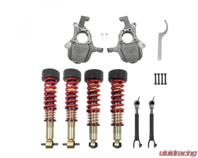 Belltech 2.5" to 3.5"F | 1" to 4.5"R Long Wheelbase Height Adjustable Coilovers Complete Kits GM Suburban | Yukon XL 2WD | 4WD 2021+ - 1034SPC