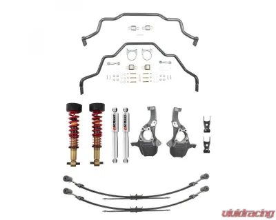 Belltech -2? to -4? F |-4? R Handling Kit GM Silverado | Sierra 1500 2WD | 4WD 2019-2024 - 350345HK