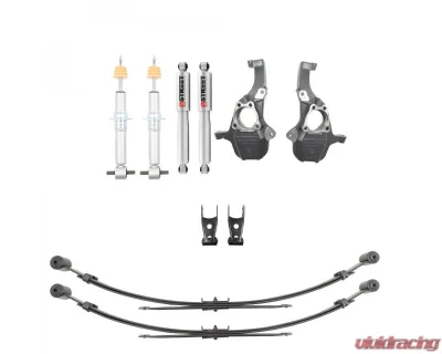 Belltech -2? to -4? F |-4? R Complete Kit with Street Performance Struts GM Silverado | Sierra 1500 2WD | 4WD 2019-2024 - 350345SP