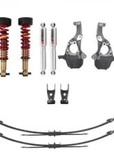 Belltech -2? to -4? F |-4? R  Height Adjustable Front Coilovers with Street Performance Struts GM Silverado | Sierra 1500 2WD | 4WD 2019-2024                                     - 350345SPC - Image 6