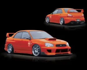 M Sports FRP Front Wide Fender Street Version Subaru Impreza WRX | STI 2004-2005