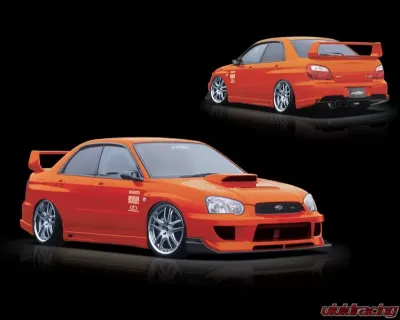 M Sports FRP Rear Wide Fender Street Version Subaru Impreza WRX | STI 2004-2005 - MAC-RFST-FRP-GDBE