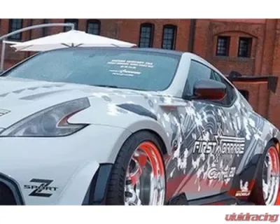 M Sports FRP Front Fender Fin Nissan 370Z (Z34) 2009-2012 - MAC-FFIN-FR-Z34