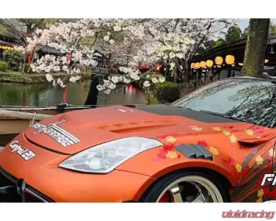 M Sports FRP Cooling Aero Hood Nissan 350Z (Z33) 2002-2005 - MAC-HUD-FR-Z33