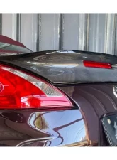 M Sports Carbon Fiber Rear Trunk Spoiler Nissan 370Z Roadster (Z34) 2009-2012                                     - MAC-RT-CF-Z34C - Image 8