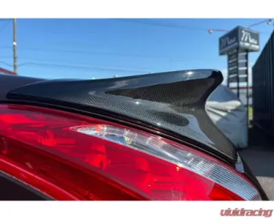 M Sports Carbon Fiber Rear Trunk Spoiler Nissan 370Z Roadster (Z34) 2009-2012 - MAC-RT-CF-Z34C
