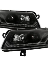 Spyder Auto Projector Headlights for Audi A6 2009-2011, Black, PRO-YD-ADA609-SEQ-BK                                     - PRO-YD-ADA609-SEQ-BK - Image 3