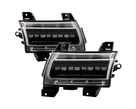 Spyder Auto LED Lights Front Fender Black Jeep Wrangler 2018-2020
