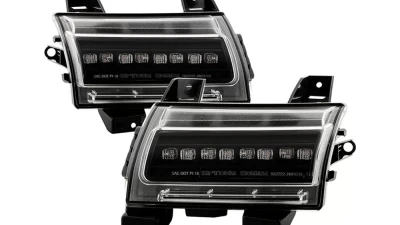 Spyder Auto LED Front Fender Lights Black for Jeep Wrangler 2018-2020 CCL-YD-JW18-SEQ-BK                                     - CCL-YD-JW18-SEQ-BK - Image 3