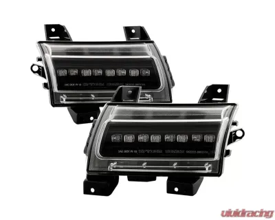 Spyder Auto LED Front Fender Lights Black for Jeep Wrangler 2018-2020 CCL-YD-JW18-SEQ-BK - CCL-YD-JW18-SEQ-BK