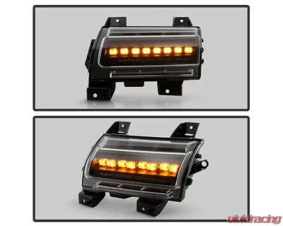 Spyder Auto LED Front Fender Lights Black for Jeep Wrangler 2018-2020 CCL-YD-JW18-SEQ-BK - CCL-YD-JW18-SEQ-BK