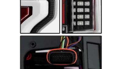 Spyder Auto LED Tail Lights with Rear Blind Spot Sensor for 2018-2020 Ford F150 Black                                     - ALT-YD-FF15018BS-LED-BK - Image 3