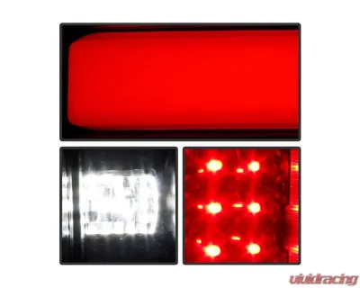 Spyder Auto LED Tail Lights with Rear Blind Spot Sensor for 2018-2020 Ford F150 Black - ALT-YD-FF15018BS-LED-BK