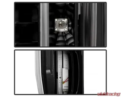 Spyder Auto Black LED Tail Lights for Ford F250 Super Duty 2020-2021 with Blind Spot Monitoring - ALT-YD-FS20LEDBS-LED-BK