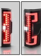 Spyder Auto Black LED Tail Lights for Ford F250 Super Duty 2020-2021 with Blind Spot Monitoring                                     - ALT-YD-FS20LEDBS-LED-BK - Image 7