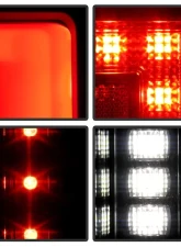 Spyder Auto Black LED Tail Lights for Ford F250 Super Duty 2020-2021 with Blind Spot Monitoring                                     - ALT-YD-FS20LEDBS-LED-BK - Image 8