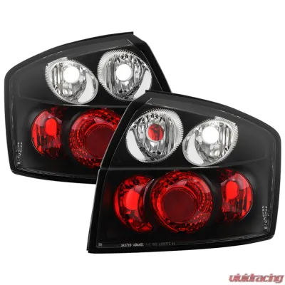 Spyder Auto Black Altezza Tail Lights for Audi A4 2002-2005, Custom Fit, Durable Design - ALT-YD-AA402-BK