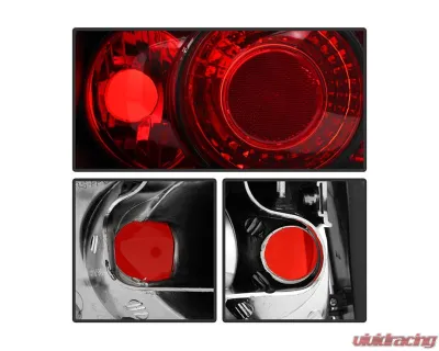 Spyder Auto Black Altezza Tail Lights for Audi A4 2002-2005, Custom Fit, Durable Design - ALT-YD-AA402-BK
