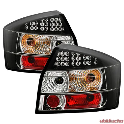 Spyder Auto Black LED Tail Lights for Audi A4 2002-2005, ALT-YD-AA402-LED-BK - ALT-YD-AA402-LED-BK
