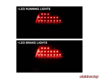 Spyder Auto Black LED Tail Lights for Audi A4 2002-2005, ALT-YD-AA402-LED-BK - ALT-YD-AA402-LED-BK