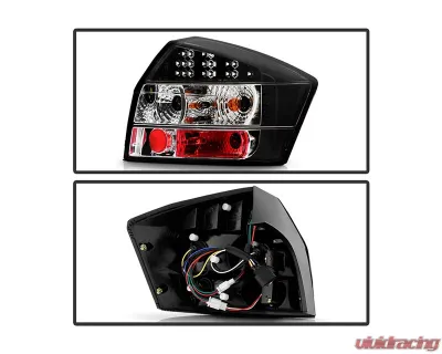 Spyder Auto Black LED Tail Lights for Audi A4 2002-2005, ALT-YD-AA402-LED-BK - ALT-YD-AA402-LED-BK