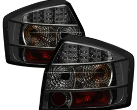 Spyder Auto Smoke LED Taillights for Audi A4 2002-2005, ALT-YD-AA402-LED-SM