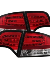 Spyder Auto Red Clear LED Tail Lights for Audi A4 4-Door 2006-2008, ALT-YD-AA406-G2-LED-RC                                     - ALT-YD-AA406-G2-LED-RC - Image 11