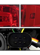 Spyder Auto Red Clear LED Tail Lights for Audi A4 4-Door 2006-2008, ALT-YD-AA406-G2-LED-RC                                     - ALT-YD-AA406-G2-LED-RC - Image 3