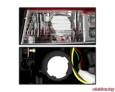 Spyder Auto Red Clear LED Tail Lights for Audi A4 4-Door 2006-2008, ALT-YD-AA406-G2-LED-RC - ALT-YD-AA406-G2-LED-RC