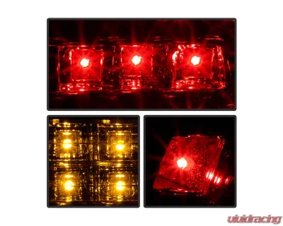 Spyder Auto Red Clear LED Tail Lights for Audi A4 4-Door 2006-2008, ALT-YD-AA406-G2-LED-RC - ALT-YD-AA406-G2-LED-RC