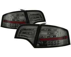 Spyder Auto Smoke LED Taillights for Audi A4 4-Door 1996-2008, ALT-YD-AA406-G2-LED-SM