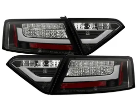 Spyder Auto Black LED Taillights for Audi A5 2008-2016, ALT-YD-AA508-LED-BK