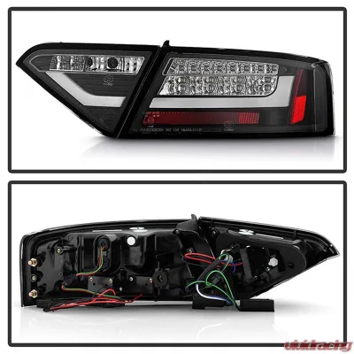 Spyder Auto Black LED Taillights for Audi A5 2008-2016, ALT-YD-AA508-LED-BK - ALT-YD-AA508-LED-BK