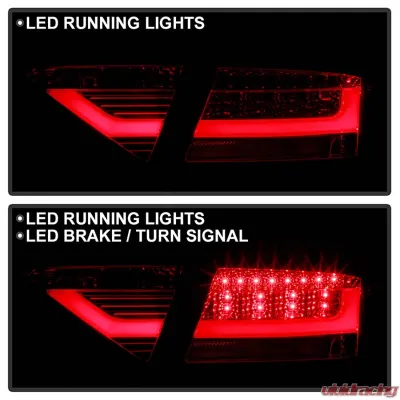 Spyder Auto LED Tail Lights Red Clear for Audi A5 2008-2012, ALT-YD-AA508V2-LED-RC - ALT-YD-AA508V2-LED-RC