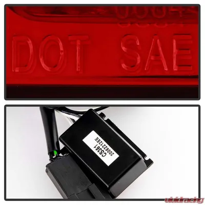 Spyder Auto LED Tail Lights Red Clear for Audi A5 2008-2012, ALT-YD-AA508V2-LED-RC - ALT-YD-AA508V2-LED-RC