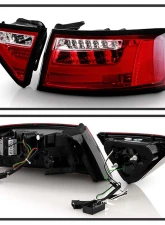 Spyder Auto LED Tail Lights Red Clear for Audi A5 2008-2012, ALT-YD-AA508V2-LED-RC                                     - ALT-YD-AA508V2-LED-RC - Image 7