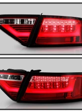 Spyder Auto LED Tail Lights Red Clear for Audi A5 2008-2012, ALT-YD-AA508V2-LED-RC                                     - ALT-YD-AA508V2-LED-RC - Image 8